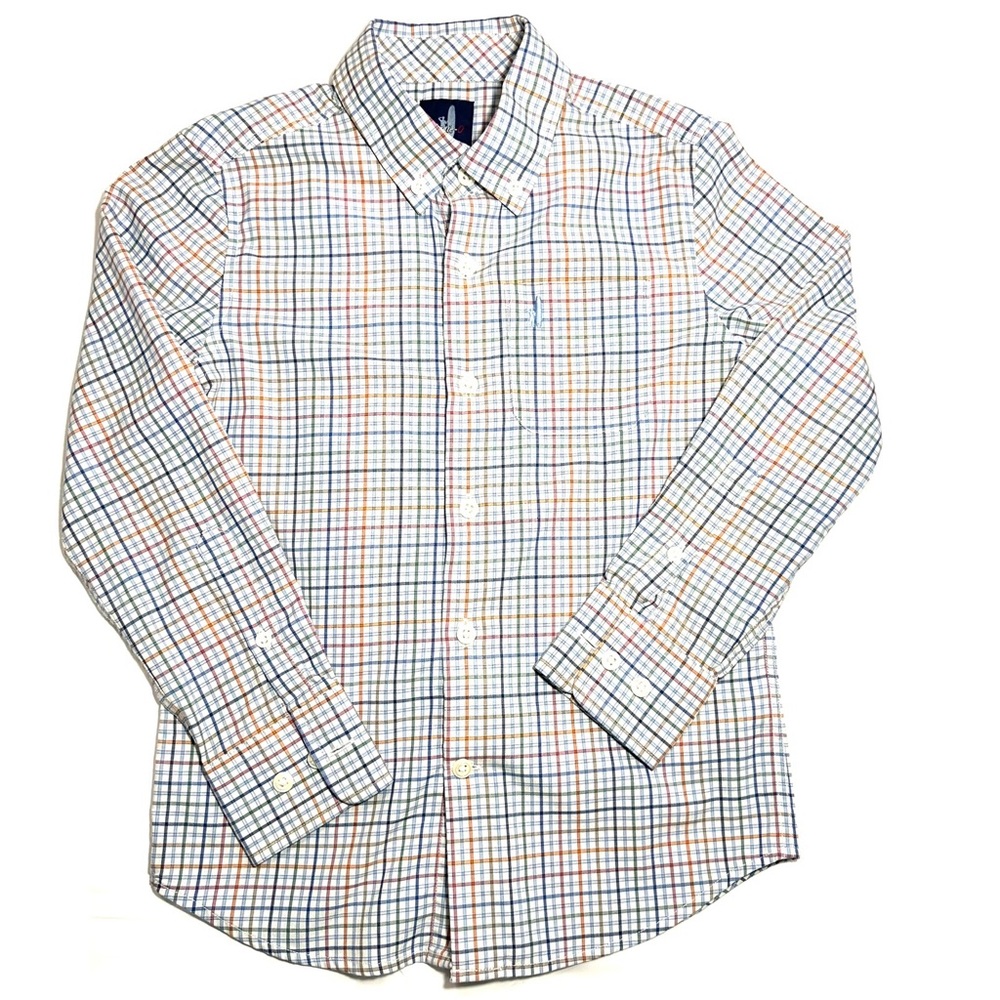 johnnie-O Miller Prep-Formance Button Down in Plaid Size 7